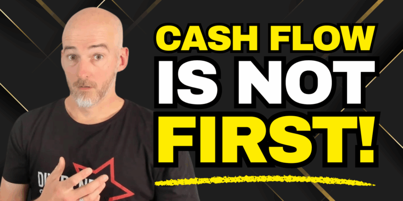 Cash flow is not first