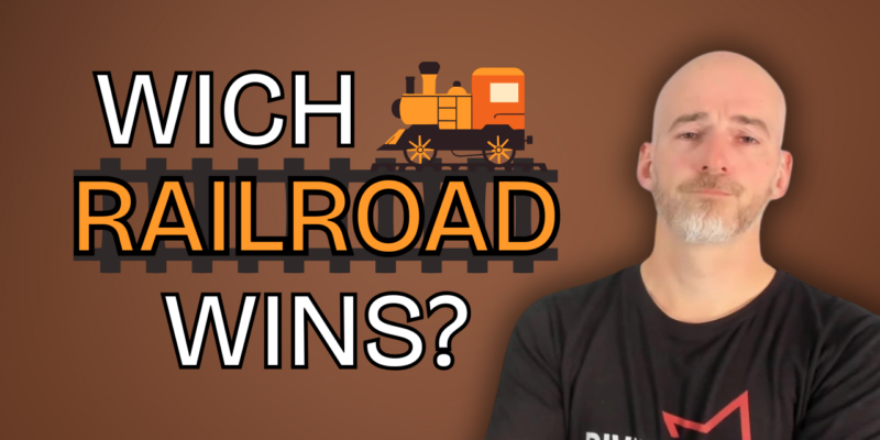 Which railroad wins?