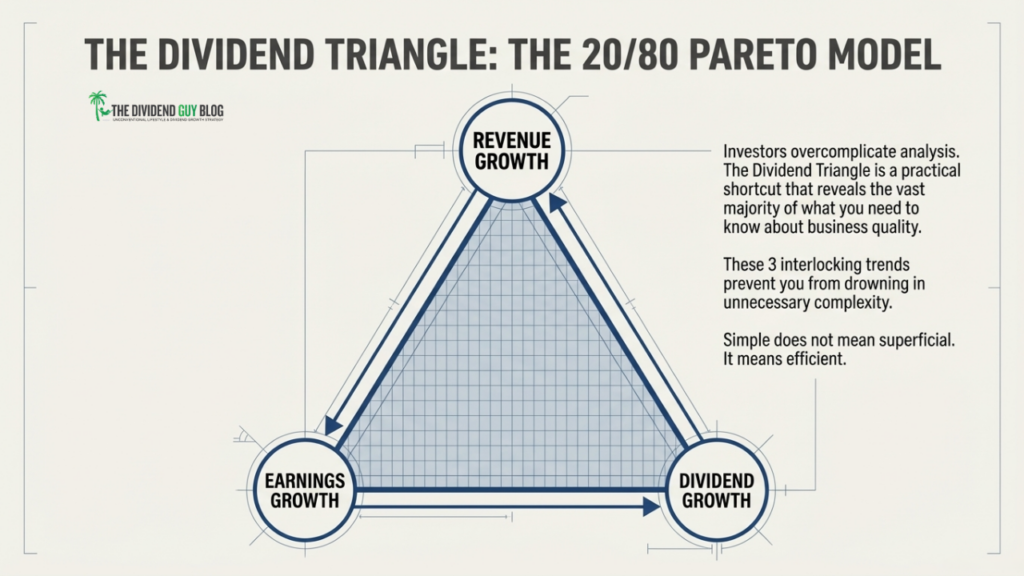 The Dividend Triangle is the Pareto Principle for Investors.